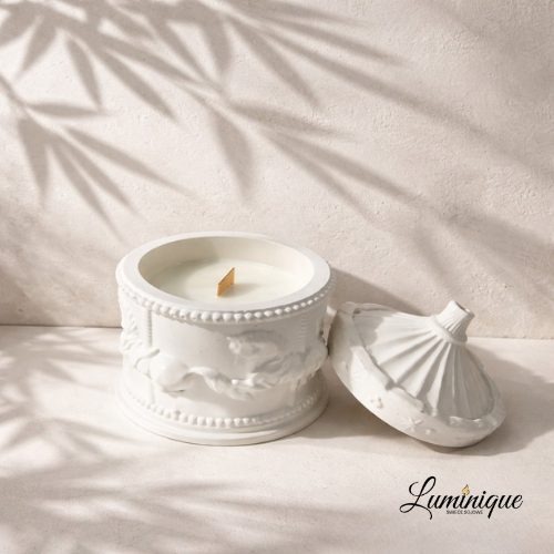 Świeca sojowa handmade Karuzela – zapach gumy balonowej | dekoracyjna świeca 250 g