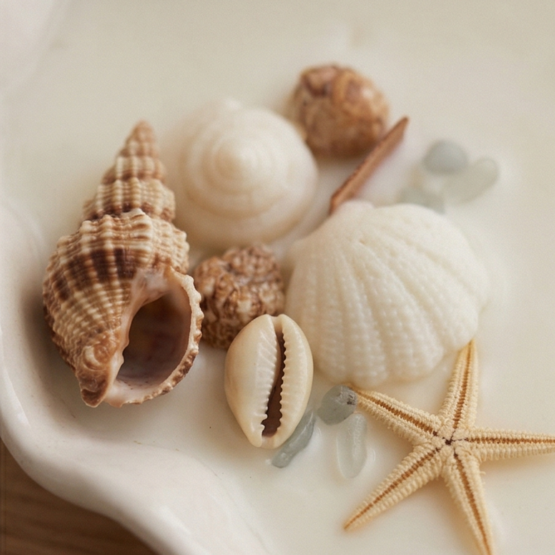 Świeca sojowa handmade „Le Mer” Posejdon – zapach oceanicznej bryzy | naturalna świeca sojowa