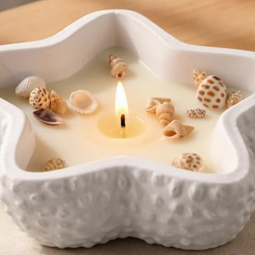 Świeca sojowa handmade La Mer - Rozgwiazda / zapach morskiej bryzy