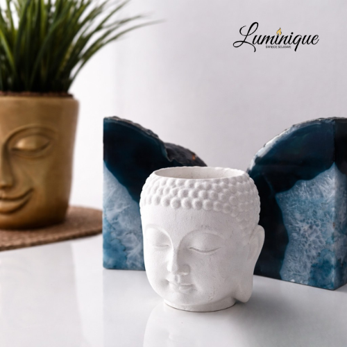 Świeca sojowa Budda handmade – Palo Santo / Drzewo sandałowe | naturalna świeca 400 g