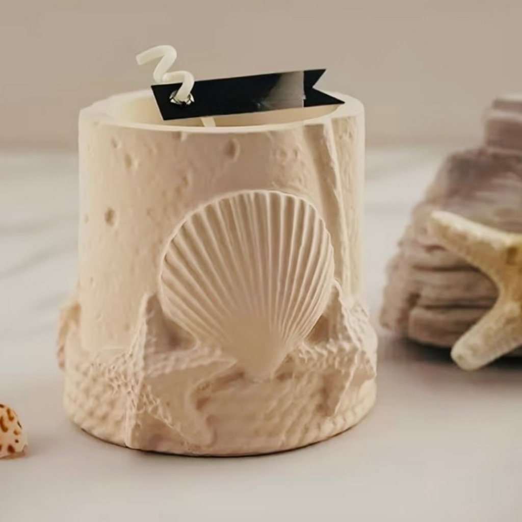 Świeca sojowa handmade, morkie klimaty, zapach morska bryza